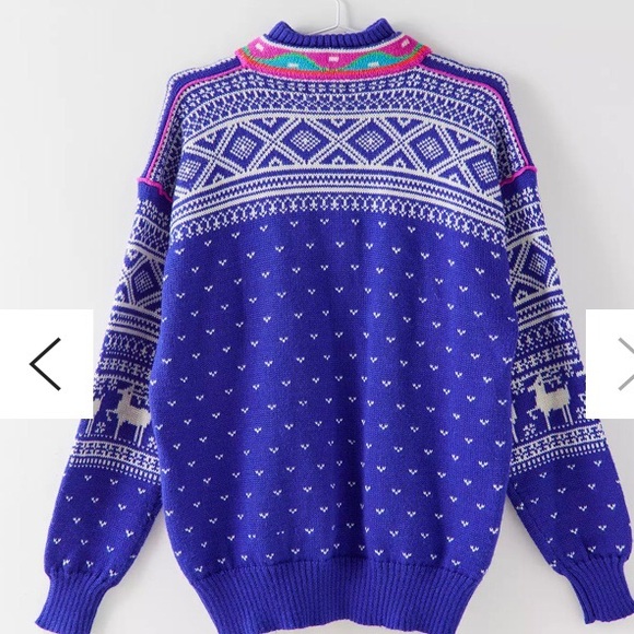 NWT Vintage Obermeyer sweater size XL - Picture 2 of 5